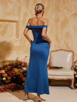 Dresses|Midi Dresses*Mew Mews Fashion Aelorin Off Shoulder Lace Midi Dress