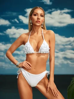 Bikini Sets|Swimwear*Mew Mews Fashion Afya Flower Bikini Two Piece Set