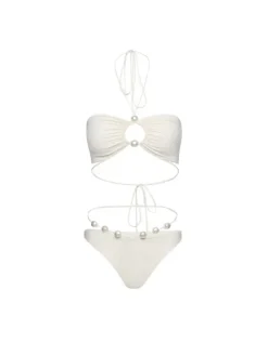 Bikini Sets|Swimwear*Mew Mews Fashion Agape Pearl Bikini Two Piece Set