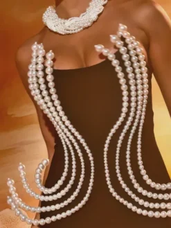 Dresses|Maxi Dresses*Bandage Aivar Strapless Pearl Maxi Dress