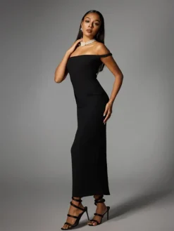 Dresses|Midi Dresses*Mew Mews Fashion Albinia Backless Pearl Beaded Midi Dress