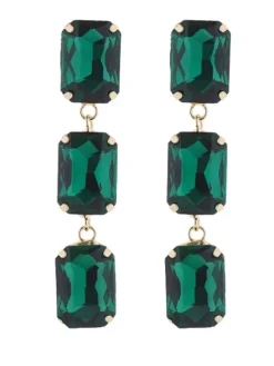 Earrings*Mew Mews Fashion Alcott Crystal Gem Drap Earrings