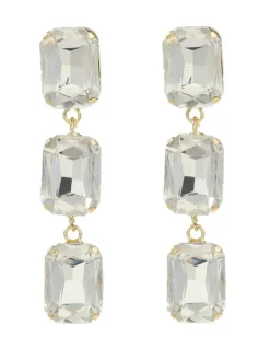 Earrings*Mew Mews Fashion Alcott Crystal Gem Drap Earrings