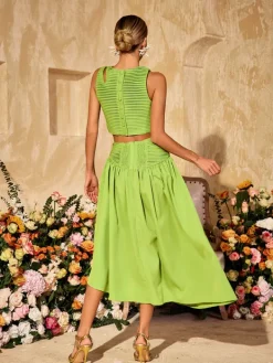 Sets & Co-ords*Mew Mews Alka Sleeveless Ruched Skirt Set