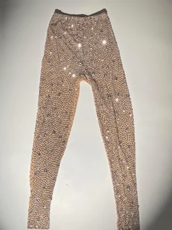 Pants & Shorts|Embellishment*Embellishment Ally Rhinestone Mesh Pants In Light Nude