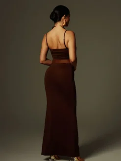 Dresses|Maxi Dresses*Mew Mews Fashion Australis Spaghetti Bow Twisted Maxi Dress