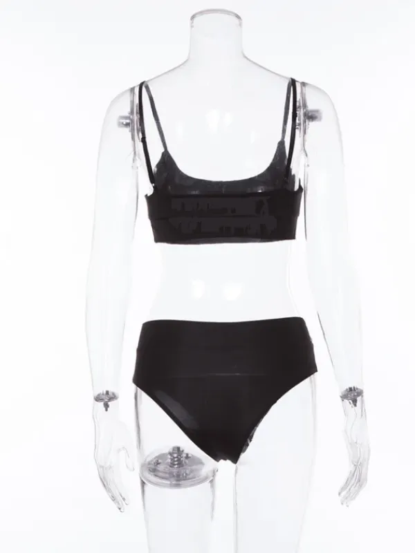 Bikini Sets|Swimwear*Mew Mews Fashion Azriel Rhinestone Bikini Two Piece Set