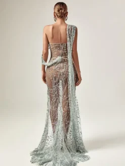 Dresses|Maxi Dresses*Mew Mews Fashion Bailee Split Sequin Maxi Dress