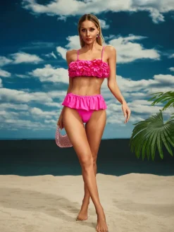 Bikini Sets|Swimwear*Mew Mews Fashion Beyza Flounce Bikini Two Piece Set