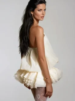 Sets & Co-ords*Mew Mews Fashion Brigitta Halterneck Pearl Tulle Skirt Set