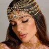 Headwear*Mew Mews Fashion Buber Multi Layered Crystal Headband