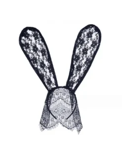 Masks*Mew Mews Fashion Burton Hollow Lace Bunny Ear