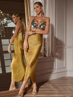 Sets & Co-ords*Mew Mews Fashion Carilli Sequin Fringe Skirt Set