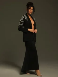 Blazers|Sets & Co-ords*Mew Mews Fashion Charelle Long Sleeve Rhinestone Blazer Set