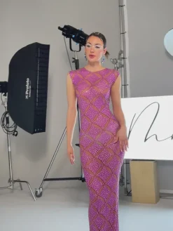 Embellishment|Dresses*Embellishment Cherish Sleeveless Crystal Maxi Dress