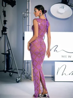 Embellishment|Dresses*Embellishment Cherish Sleeveless Crystal Maxi Dress