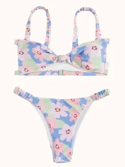 Bikini Sets*Mew Mews Fashion Ciela Printed Bikini Two Piece Set