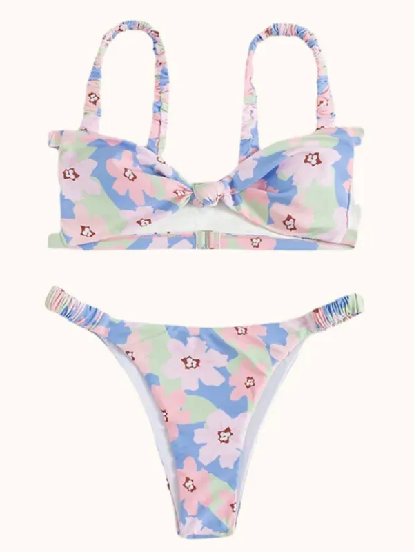 Bikini Sets*Mew Mews Fashion Ciela Printed Bikini Two Piece Set