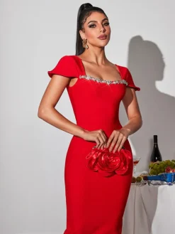 Dresses|Maxi Dresses*Bandage Corliss Rhinestone Maxi Dress