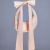 Bags*Mew Mews Fashion Davey Bow Heart Satin Bag