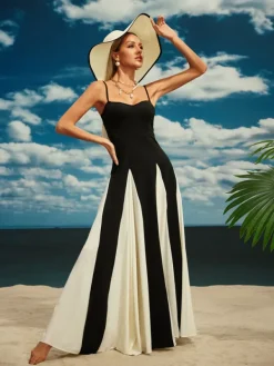 Dresses|Maxi Dresses*Mew Mews Fashion Didina Spaghetti Chiffon Maxi Dress