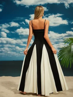 Dresses|Maxi Dresses*Mew Mews Fashion Didina Spaghetti Chiffon Maxi Dress