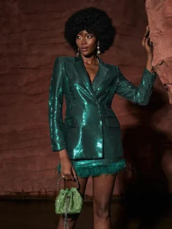 Sets & Co-ords*Mew Mews Fashion Dovie Sequin Blazer Set