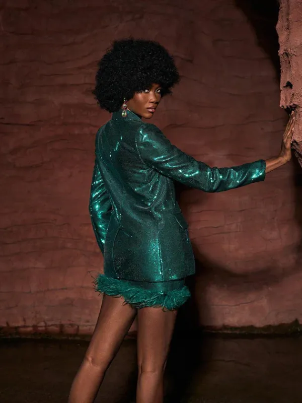 Sets & Co-ords*Mew Mews Fashion Dovie Sequin Blazer Set