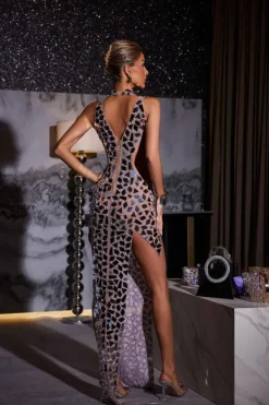 Embellishment|Dresses*Embellishment O/S Eithan Embellished Cutout Maxi Dress