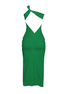 Dresses|Maxi Dresses*Mew Mews Fashion Emi One Shoulder Backless Maxi Dress In Green