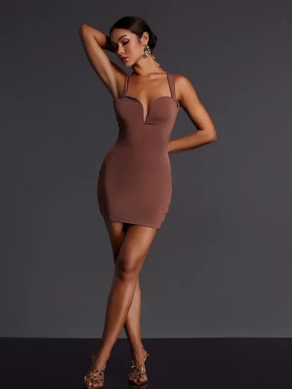 Dresses|Mini Dresses*Mew Mews Fashion Emmota Heart Cutout Mini Dress
