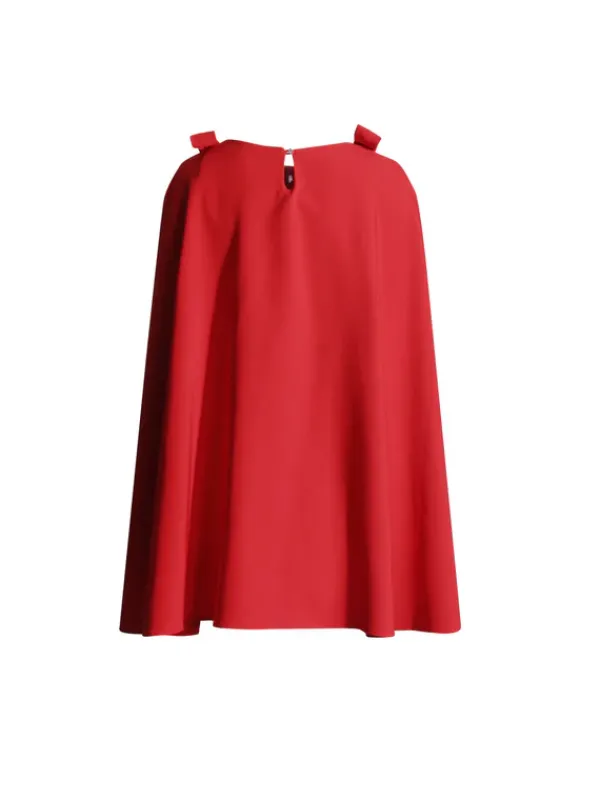 Dresses|Mini Dresses*Mew Mews Fashion Faustina Bow Cape Mini Dress