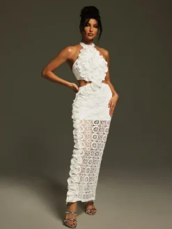 Maxi Dresses|Dresses*Bandage Festus Halterneck Cutout Maxi Dress