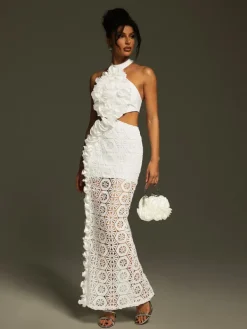 Maxi Dresses|Dresses*Bandage Festus Halterneck Cutout Maxi Dress