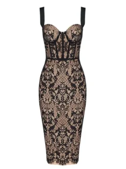 Dresses|Midi Dresses*Bandage Finbar Lace Dress