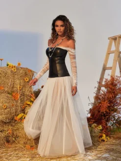 Dresses|Maxi Dresses*Mew Mews Fashion Gasira Tulle Maxi Dress