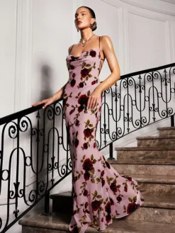 Dresses|Maxi Dresses*Mew Mews Fashion Gilead Spagehtti Floral Maxi Dress