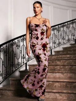 Dresses|Maxi Dresses*Mew Mews Fashion Gilead Spagehtti Floral Maxi Dress