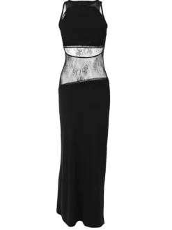 Dresses|Midi Dresses*Mew Mews Fashion Gryvath Backless Lace Midi Dress In Black