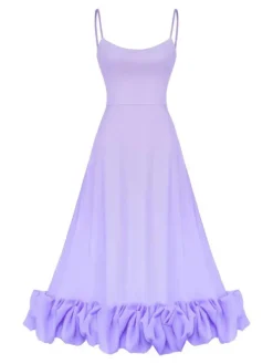 Dresses*Mew Mews Fashion Ilsa Spaghetti Maxi Dress In Violet