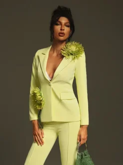 Blazers|Sets & Co-ords*Mew Mews Fashion Jamaun Long Sleeve Flower Blazer Set