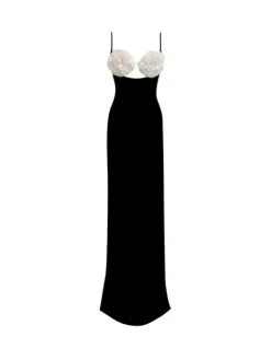 Dresses|Maxi Dresses*Bandage Juna Spaghetti Flower Hollow Dress