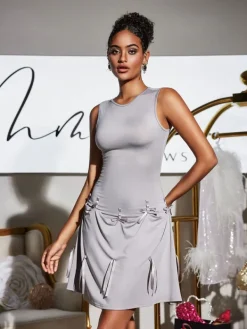 Dresses*Mew Mews Fashion Kryan Bow Convertible Dress