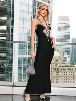 Dresses|Maxi Dresses*Bandage Kylo Crystal Maxi Dress