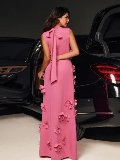Dresses|Maxi Dresses*Mew Mews Fashion Liluri Sleeveless Flower Maxi Dress