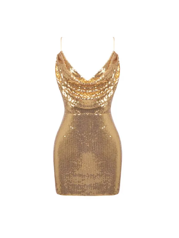 Dresses|Mini Dresses*Mew Mews Fashion Lloyd Spaghetti Sequin Mini Dress