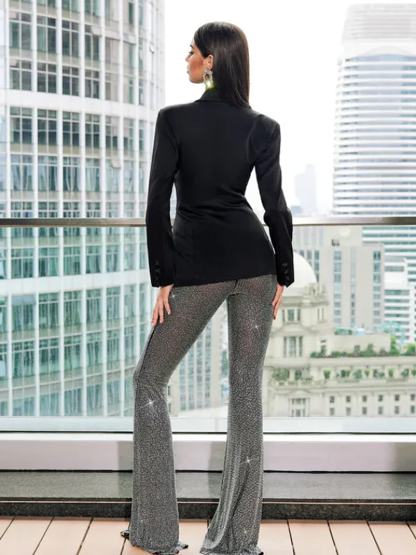 Sets & Co-ords*Mew Mews Fashion Londyn Rhinestone Flare Pants Set