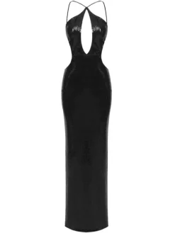 Dresses|Maxi Dresses*Mew Mews Fashion Louisa Backless Cutout Sequin Dress