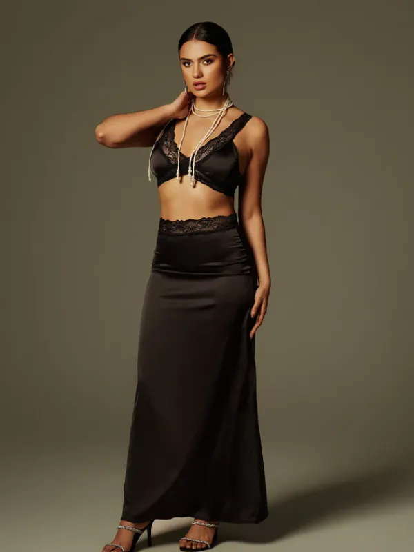 Sets & Co-ords*Mew Mews Fashion Lyrantis Cutout Lace Skirt Set