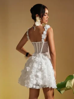 Dresses|Mini Dresses*Mew Mews Fashion Magni Spaghetti Flower Mini Dress